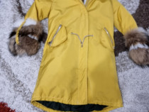 Geaca superba imblanita