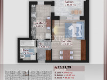 Garsoniera 500 mt STB/Incalzire Pardoseala