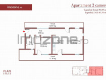 2 camere cu terasa de 29 mp, 3 bai, etaj 3, FINISAT MODER...