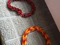 Brățari handmade , din elastice subțiri