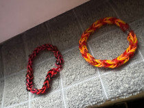 Brățari hand-made, din elastice subțiri
