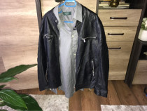 Geaca piele primavera + camasa CANDA C&A