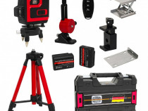 Nivela laser , 3D-12 linii, 4D-16 linii, Trepied + accesorii