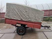 Remorca auto 750 kg cu fr&acirc;nă de Salonta Padis 500 cu acte