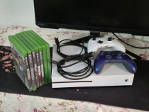 Xbox One S cu Jocuri + 2 Controllere