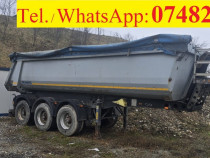 Semiremroca basculabila Schmitz, an 2007, bena HARDOX rezistenta