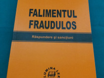 Falimentul fraudulos/ viorel pașca/ 2005/
