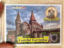 Magnetel suvenir cu Castelul Corvinilor / Huniazilor,nou
