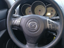 Volan Mazda 3 2003-2009 volan piele cu comenzi airbag volan