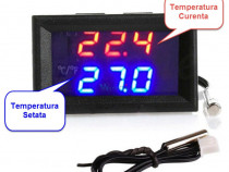 Termostat electronic digital controler temperatura cu sonda