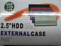 Adaptor HDD Caddy HDD/SSD SATA 3 Extern 2,5" USB 3.0 Metalic
