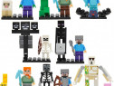 Set 16 Minifigurine tip Lego Minecraft cu Iron Golem