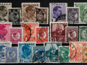 Set timbre vechi Romania regele Carol II interbelice