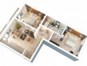 Comision 0%! Apartament cu 3 camere balcon 8 mp si loc parca