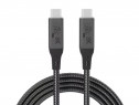 Cablu date USB cu Incarcare Rapida, ABY PRODUCTS®, USB-C la USB-C, 8K@