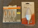 Set 4 becuri LED E14 Osram 40W si Myria 25W