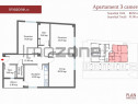 3 CAMERE- 91 mp Militari langa METROU, liber, NOU, COMISI...