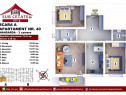 Apartament cu 3 camere decomandat 72 mp + balcon in transe