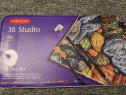 Set Creioane Profesionale Derwent Studio, 36 Culori, textura moale