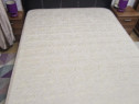 Pat de mijloc Mobexpert 140x200 cm cu somiera și saltea și 2 noptiere