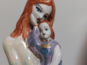 Statueta Bibelou portelan mama si copilul