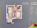 2 camere de v&acirc;nzare cu Parcare subterana | Bloc nou |Dispon