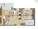 Apartament 2 camere, 54mp, balcon, garaj, zona C. Coposu