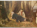 "Vânătorul de păsări", Vasili Perov (1834-1882), carte poșta