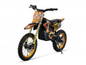 Motocicleta electrica Eco Tiger 1500W 14/12 48V 14Ah Lithiu portocaliu