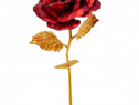 Trandafir THK suflat cu aur 24K, cutie eleganta, Rose