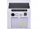Lampa Solara BK666, 24 LED De Exterior Cu Telecomanda, Alarma