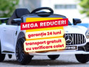Masinuta Electrica Copii 1-4 Ani Mercedes GTR AMG , Roti Moi Alb
