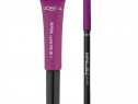 Ruj de buze + Creion contur L'Oreal Lip Kit Paint 207 Wuthering Purple