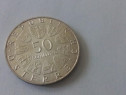 Moneda din argint 50 Schilling 1971