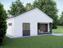 Casa individuală parter ~ 3 camere 2 băi + dressing ~ teren 353mp