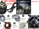 Motor Triciclu DC 48V / 60W 1200W. Nou ambalat!