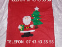 Sac nou pt cadouri Mos Craciun,Costum nou complet MOS CRĂCIUN pt adult