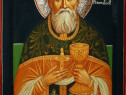 Sfântul Ioan din Kronstadt icoană pe lemn