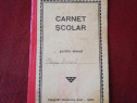 Carnet scolar an 1929 document de colectie