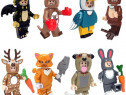 Set 8 Minifigurine tip Lego Funny Animal Costumes