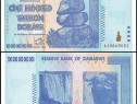 Bancnote 100 Trillion ZiM $
