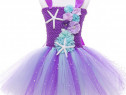 Costum Printesa Sirena Ariel THK, albastru cosmic - 11-12 ani