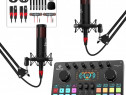 Podcast Equipment Bundle Audio Interface DJ Mixer All-In-One sigilat