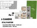 3 Camere + Curte 130 mp * comision 0 * posibilitate personalizare