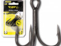 Ancore Triple Black Cat Treble Hook DG Coating, Nr.1, 5buc/pac