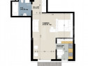 Apartament 1 camera, 41 mp, bucatarie inchisa, zona Dorobant