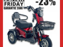 Black friday 23% Tricicleta electrica batrani 60v20ah FARA PERMIS|noua