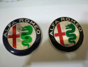 Embleme capotă/portbagaj set Alfa Romeo diametrul de 74 mm