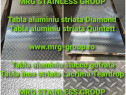 Tabla aluminiu striata 1250x2500mm Quintet Diamond Stucco