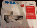 Philips Convertor VHS la DVD + Auto Rewinder casete VHS